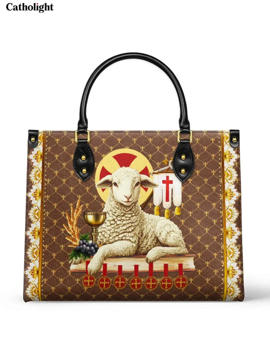 Divina  Agnus Dei Leather Bag