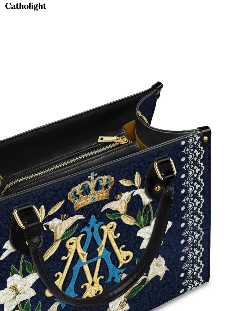 Divina  Crown Of Grace Leather Bag