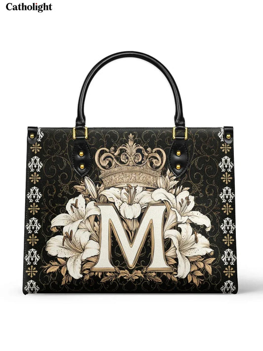 Divina  The Divine Monogram Leather Bag