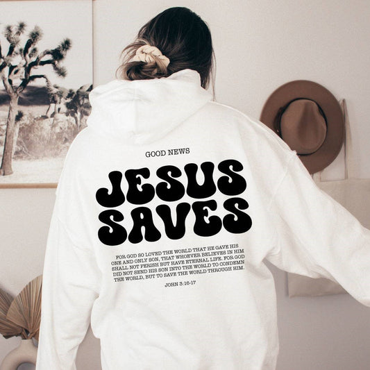 "Jesus Saves" Hoodie by Divina