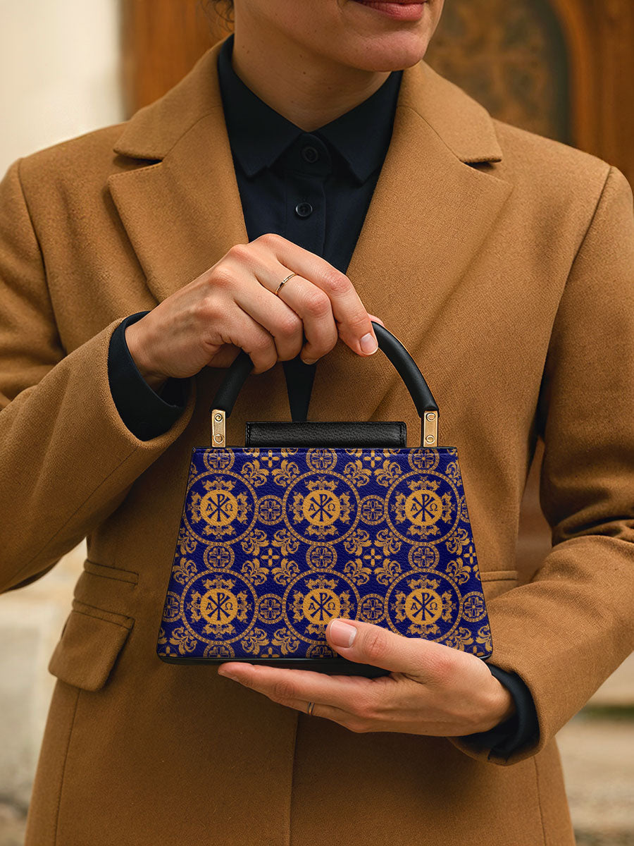 Divina Eternal Majesty Leather Satchel Bag