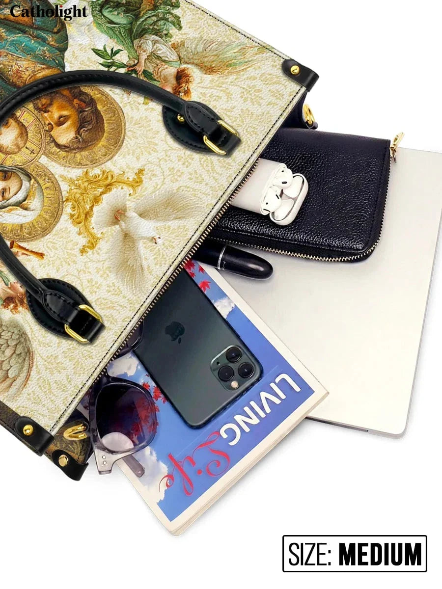 Divina Holy Family Sacred Leather Bag