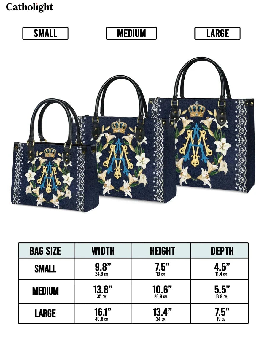 Divina  Crown Of Grace Leather Bag