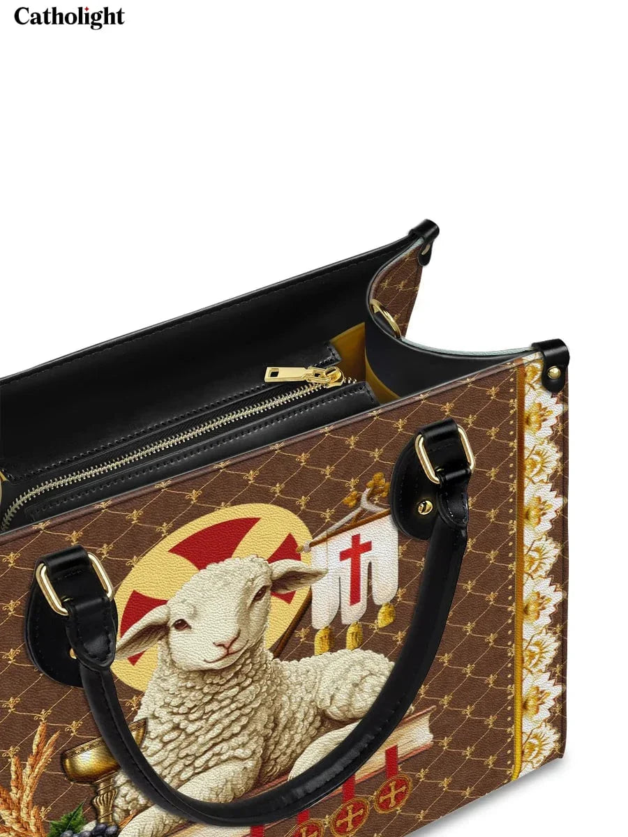 Divina  Agnus Dei Leather Bag