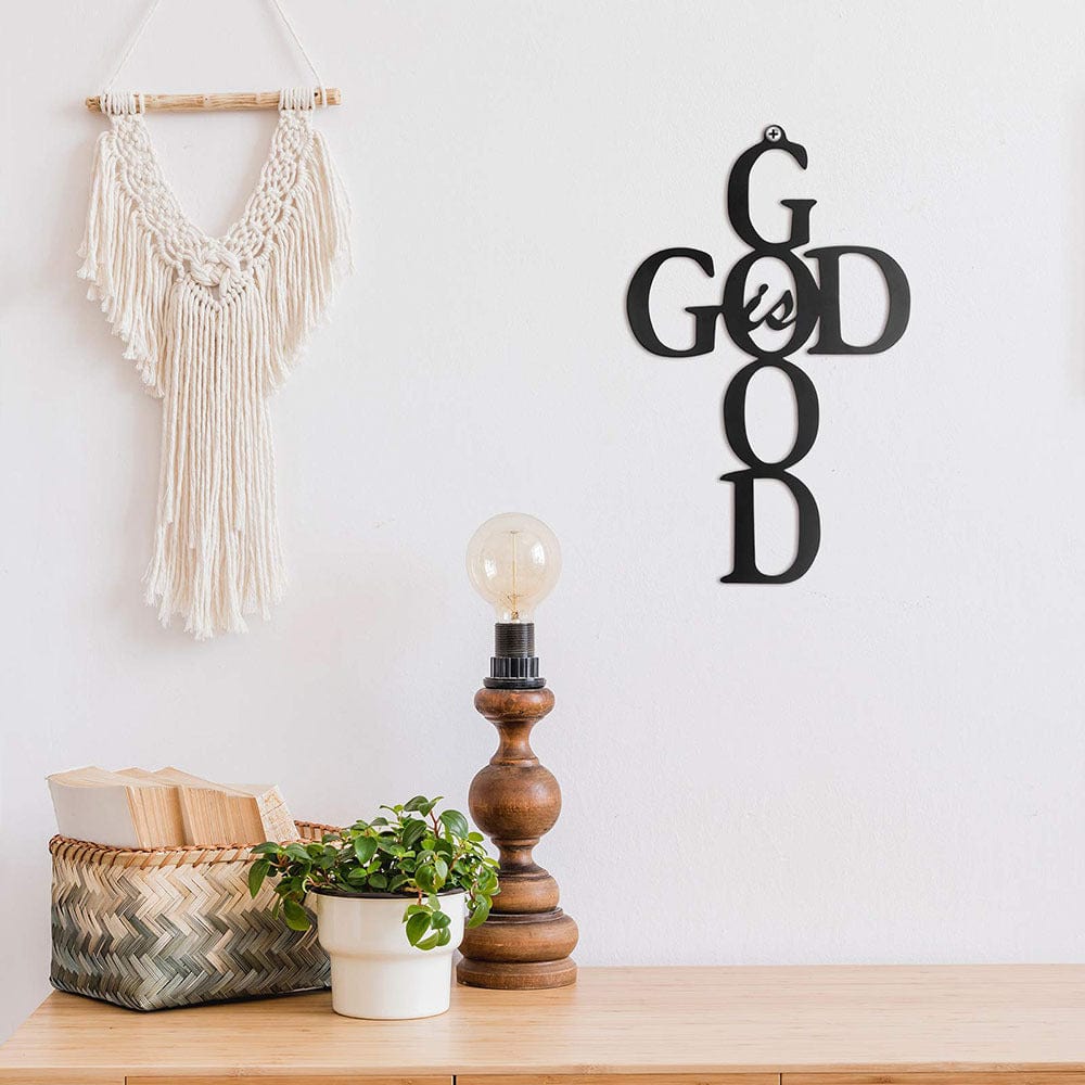 "God Is Good" Handmade Metal Wall Decor by Divina