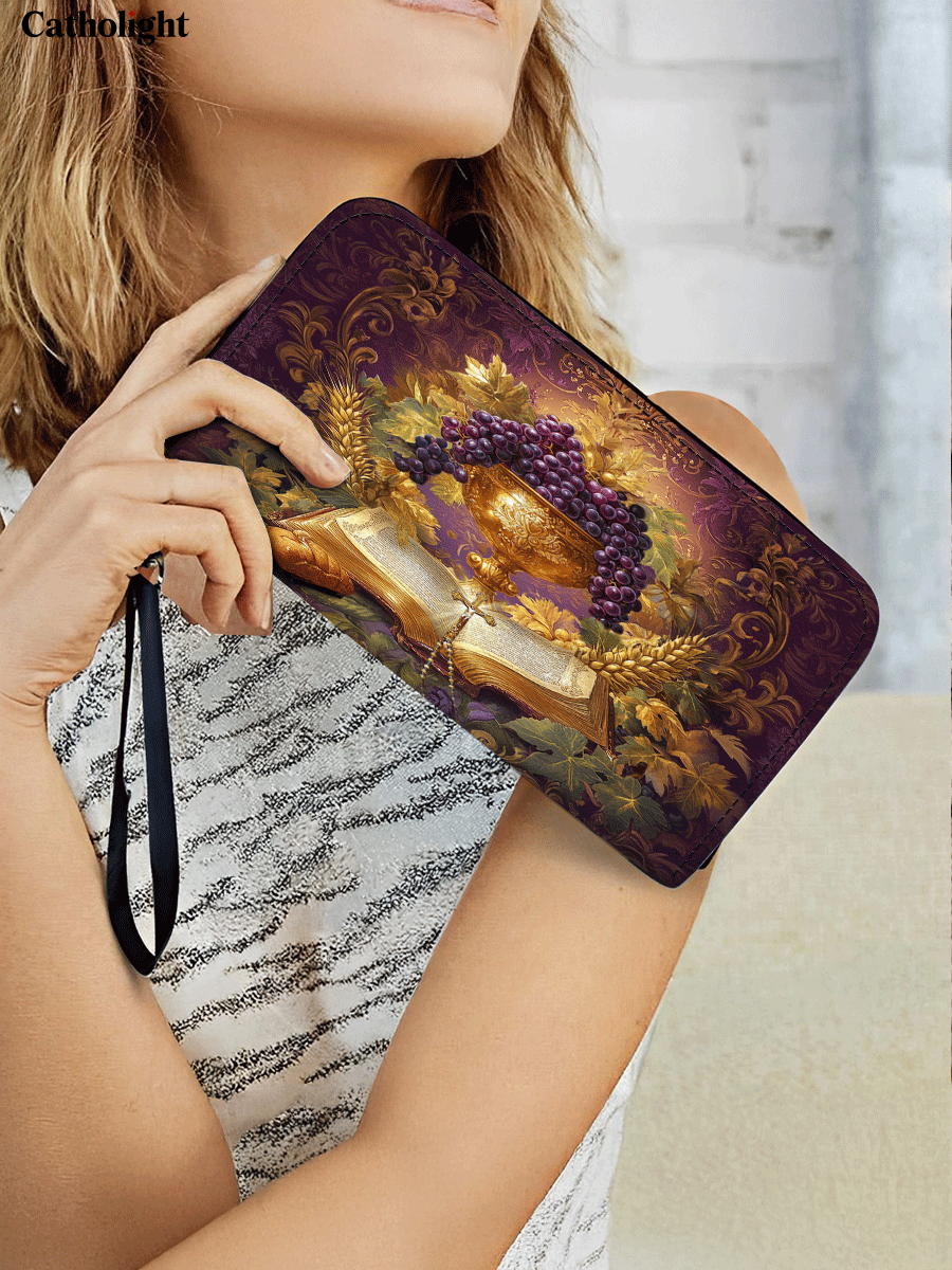 Divina  The Chalice of Abundance - Leather Wallet Purse
