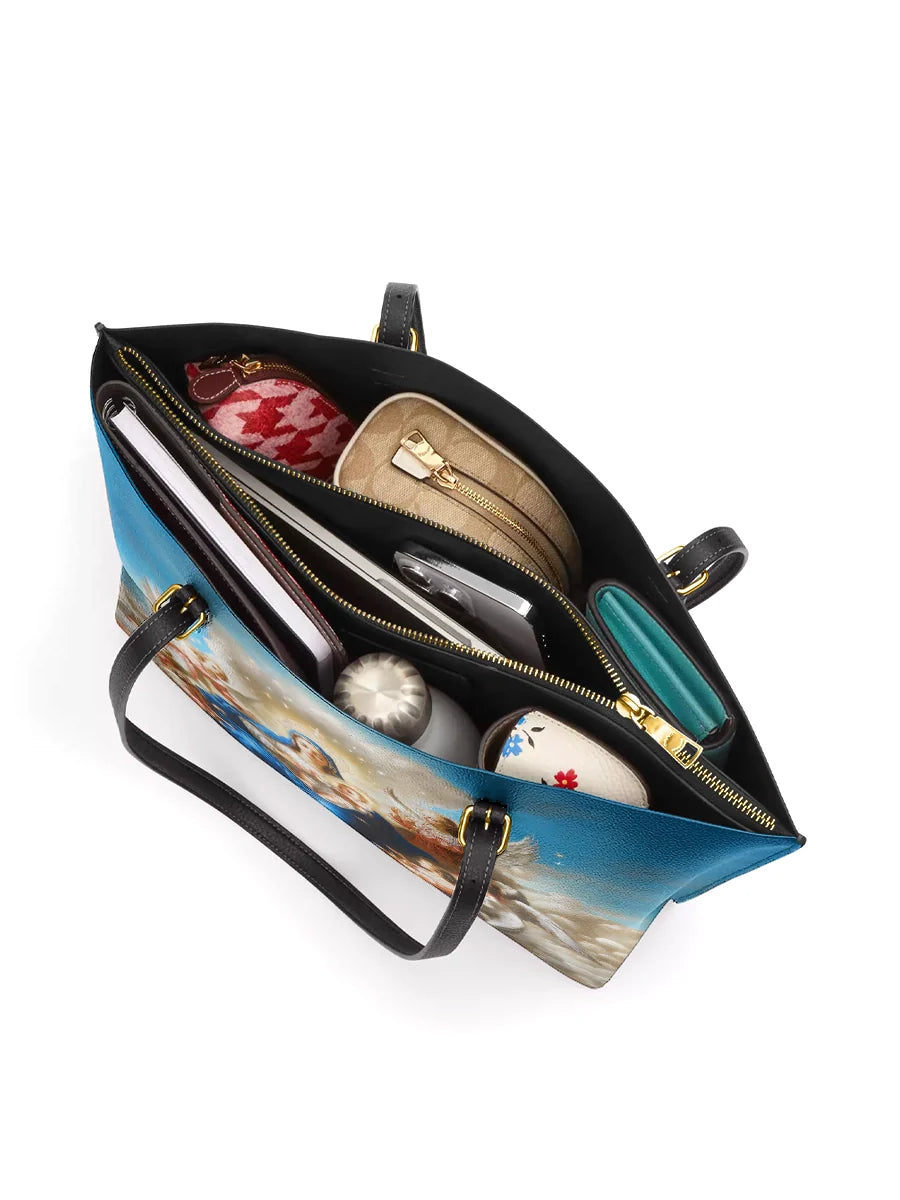 Divina The Ascension Leather Tote Bag