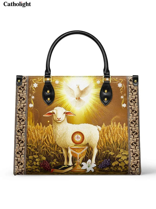 Divina  The Lamb Of Redemption Leather Bag