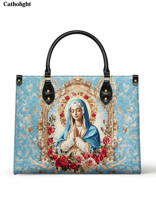 Divina  Our Lady of Grace Leather Bag
