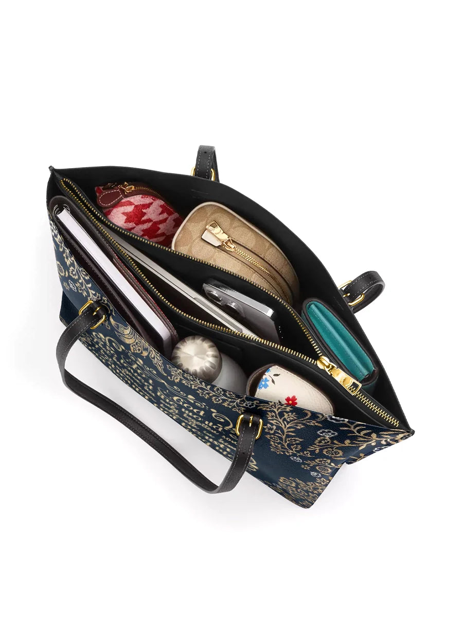 Divina Everlasting Life Leather Tote Bag