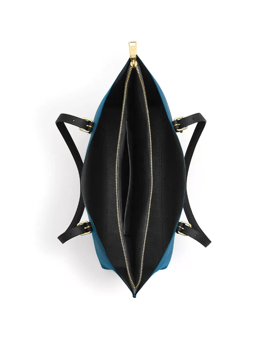 Divina Divine Ascension: The Heavenly Embrace Leather Tote Bag
