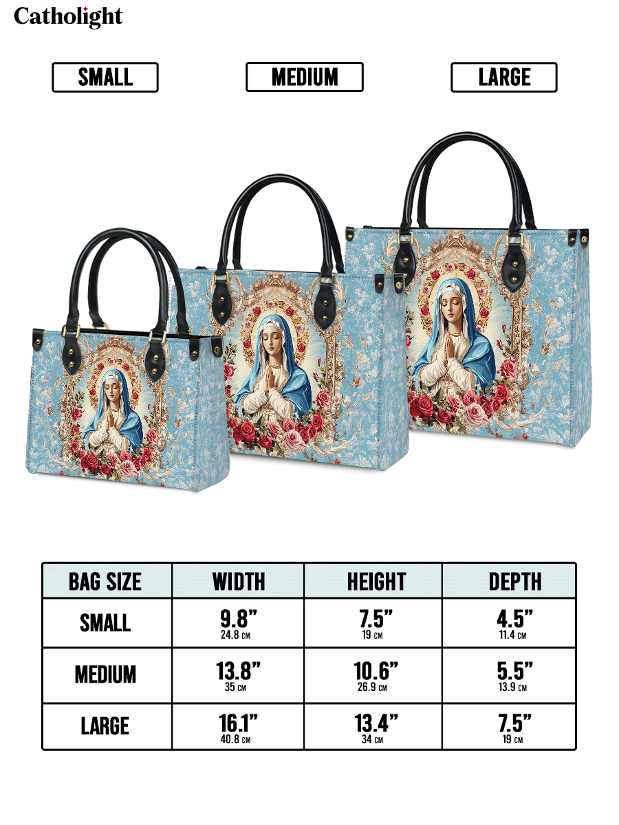 Divina  Our Lady of Grace Leather Bag