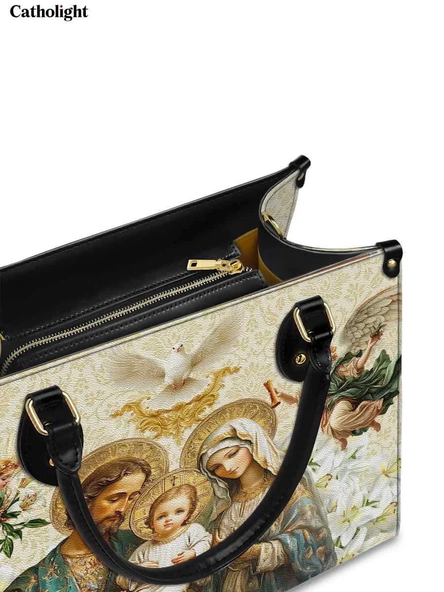 Divina Holy Family Sacred Leather Bag