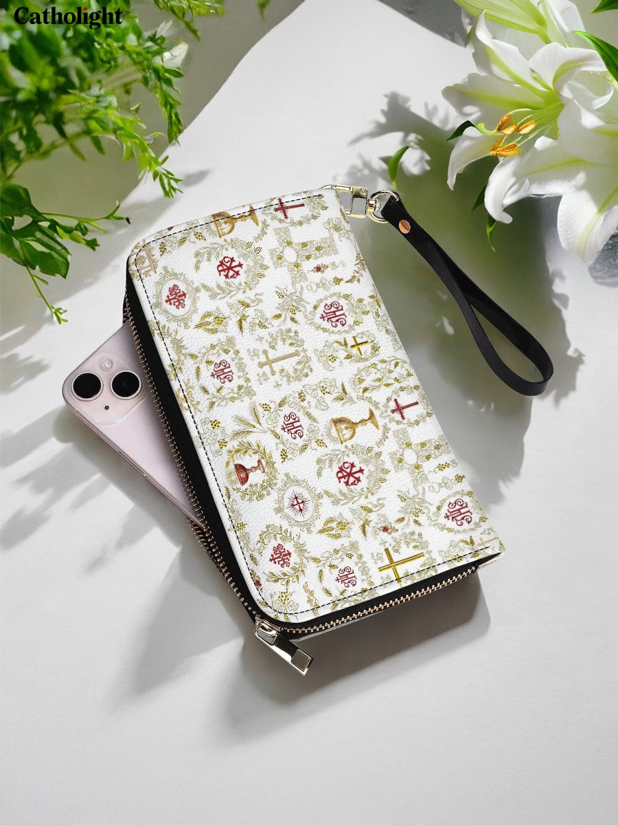 Divina  The Timeless Faith Leather Wallet Purse