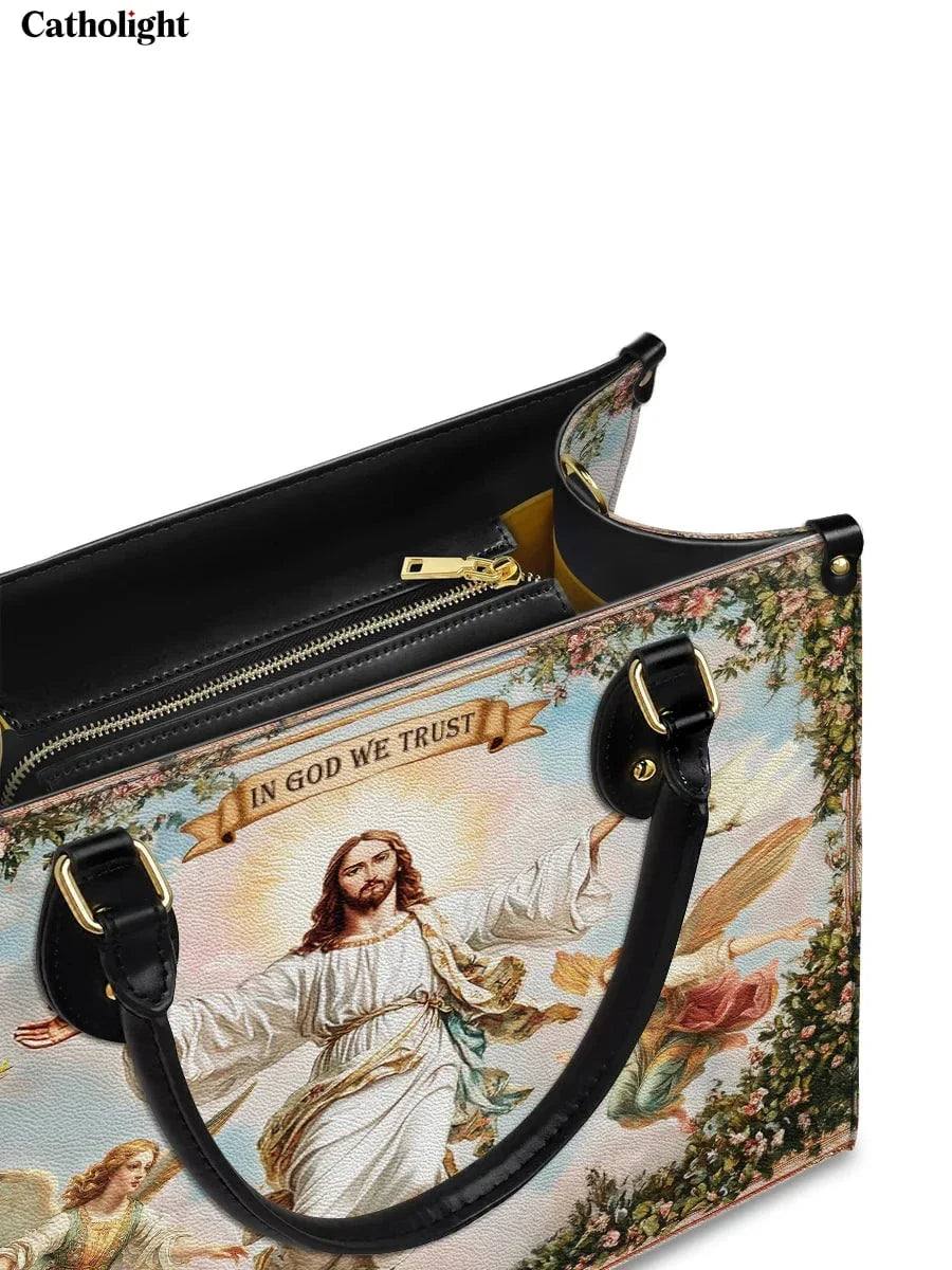Divina  In God We Trust Leather Bag