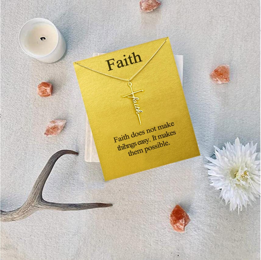 "FAITH" Necklace by Divina