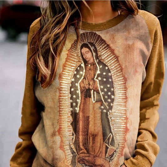 Khaki "Virgin Mary" Sweater by Divina