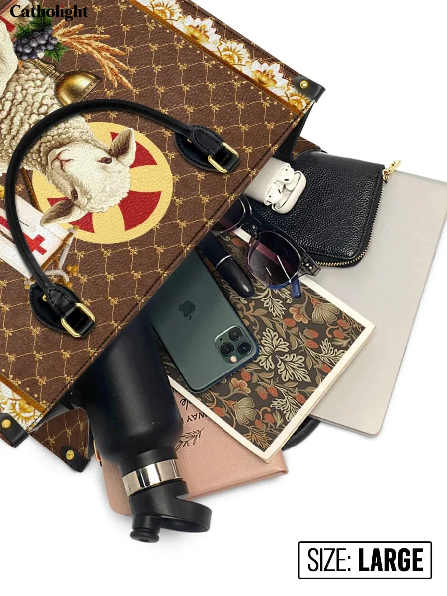 Divina  Agnus Dei Leather Bag