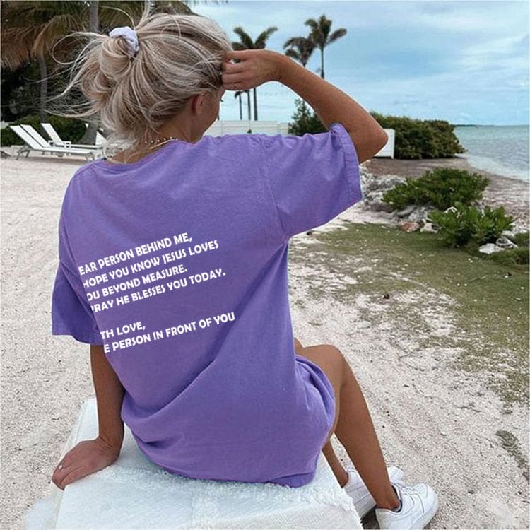 "I Hope You Know Jesus Loves You" T-Shirt by Divina