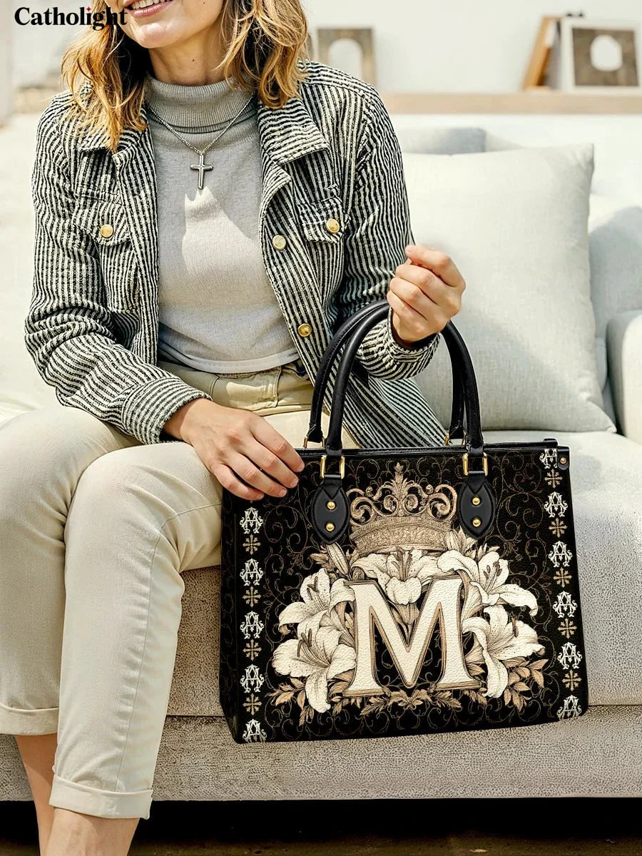Divina  The Divine Monogram Leather Bag