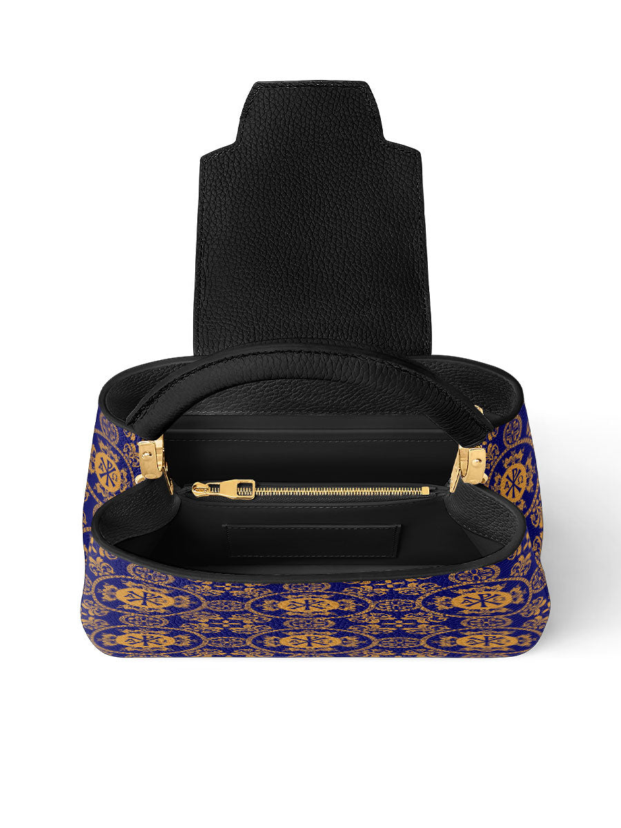 Divina Eternal Majesty Leather Satchel Bag