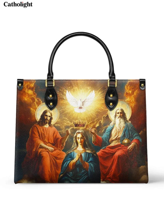 Divina  Coronation Of Mary Leather Bag