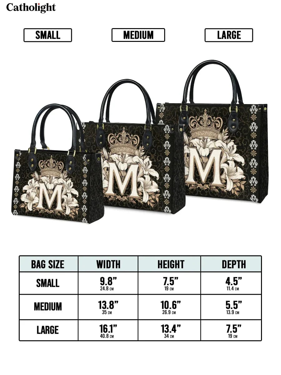 Divina  The Divine Monogram Leather Bag