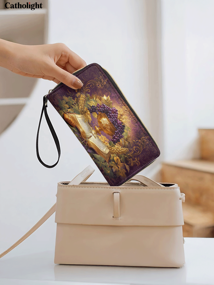 Divina  The Chalice of Abundance - Leather Wallet Purse