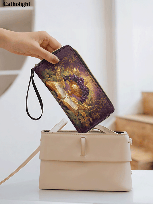 Divina  The Chalice of Abundance - Leather Wallet Purse