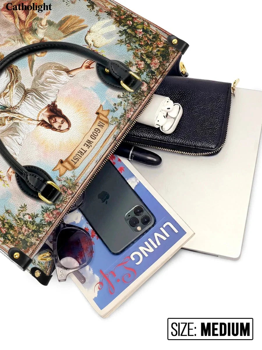 Divina  In God We Trust Leather Bag