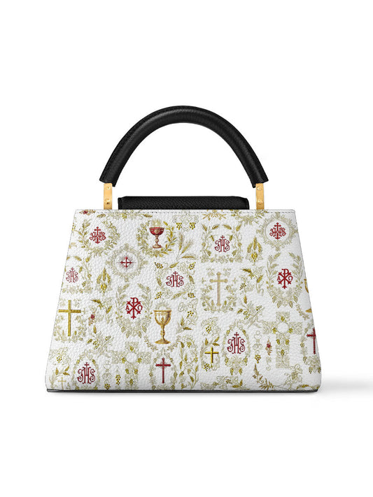 Divina The Timeless Faith Leather Satchel Bag