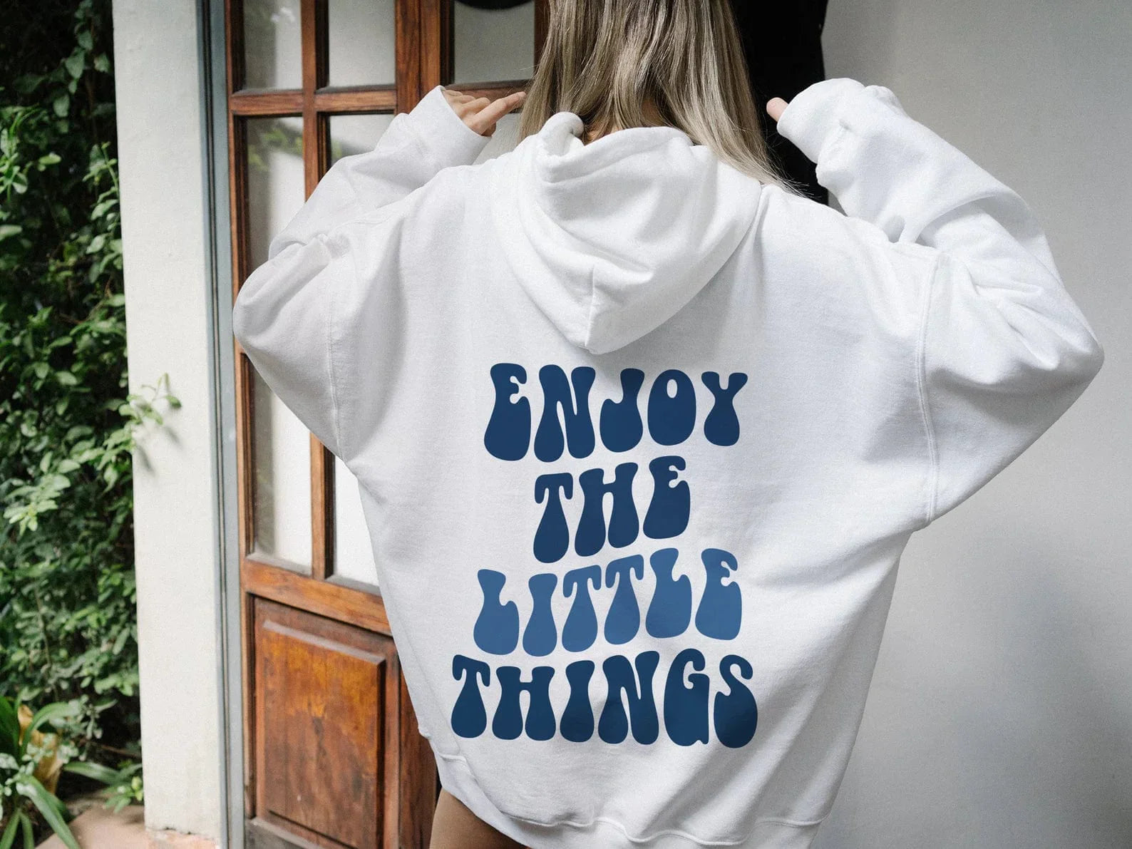 "Enjoy the little things" Hoodie by Divina