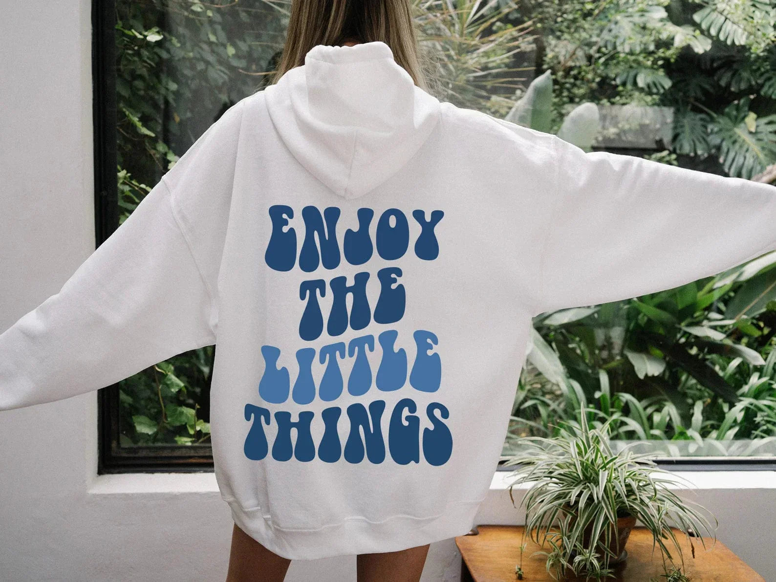 "Enjoy the little things" Hoodie by Divina